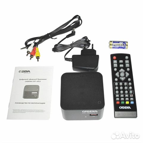 Цифровая тв приставка dvb-t2 cadena 1813