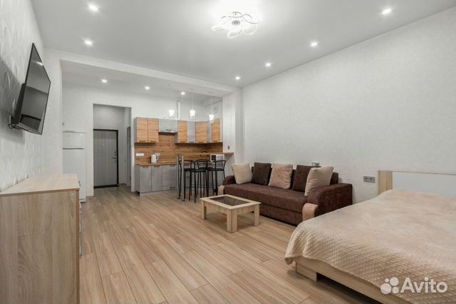 

Квартира-студия, 45 м², 2 кровати