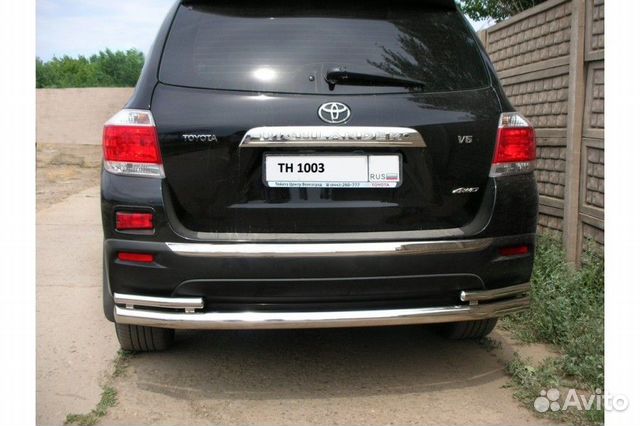 Защита бампера Toyota Highlander/Land Cruiser