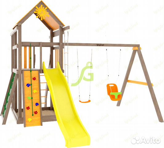 Детский домик игровой Коттедж 2