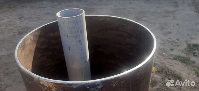 Печь для бани из 530 трубы