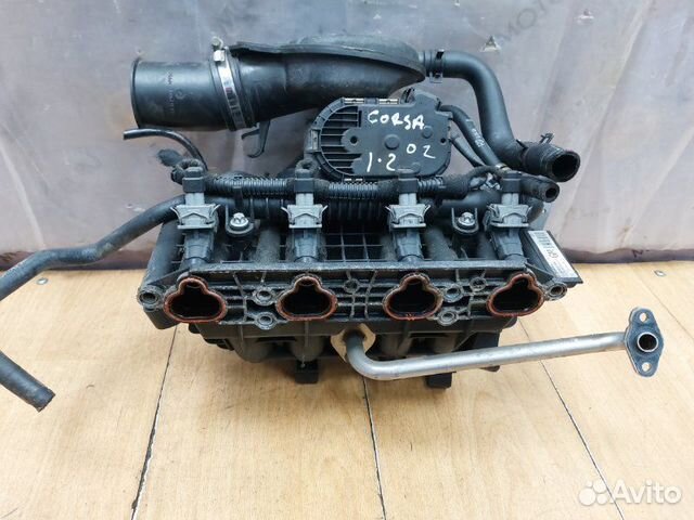 Коллектор впускной Opel Corsa C Z12XE 2002