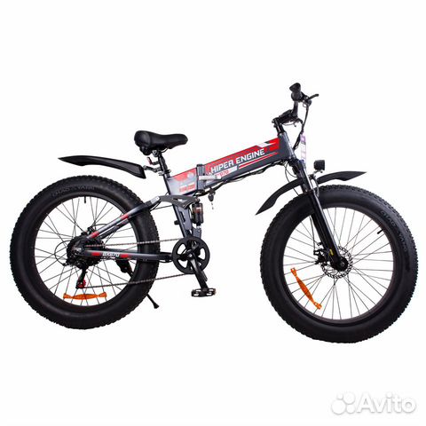Электровелосипед Hiper Engine FAT BX670 Space Gray