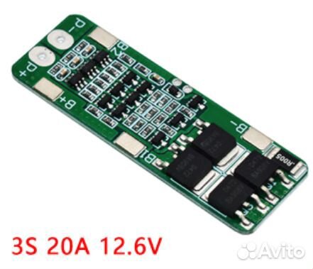 Защитная плата для заряда литий-ионной батареи