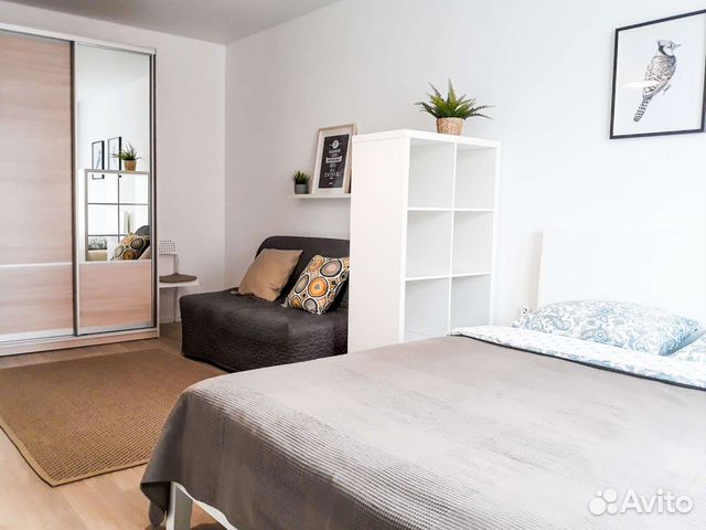 

1-к. квартира, 37 м², 2 кровати