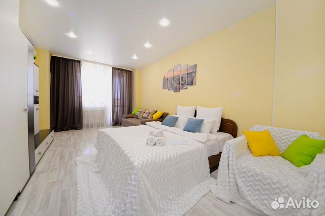 

1-к. квартира, 60 м², 4 кровати