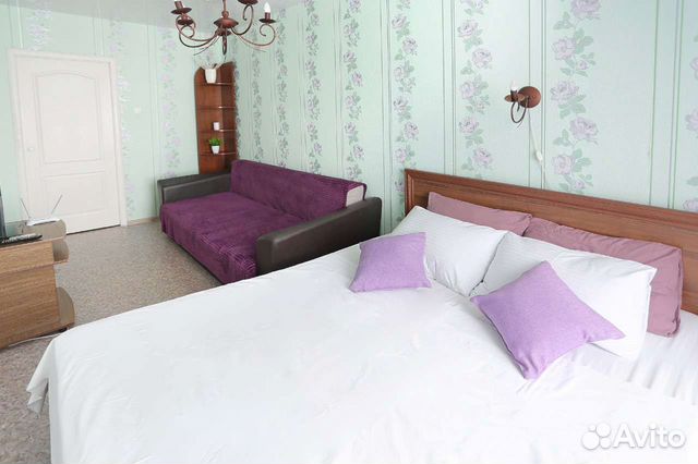 

1-к. квартира, 41 м², 2 кровати