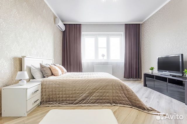 

1-к. квартира в апарт-отеле, 53 м², 2 кровати