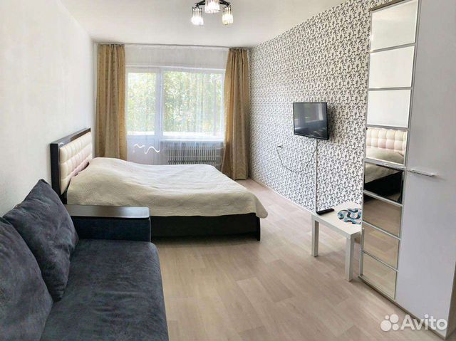 

1-к. квартира, 34 м², 2 кровати