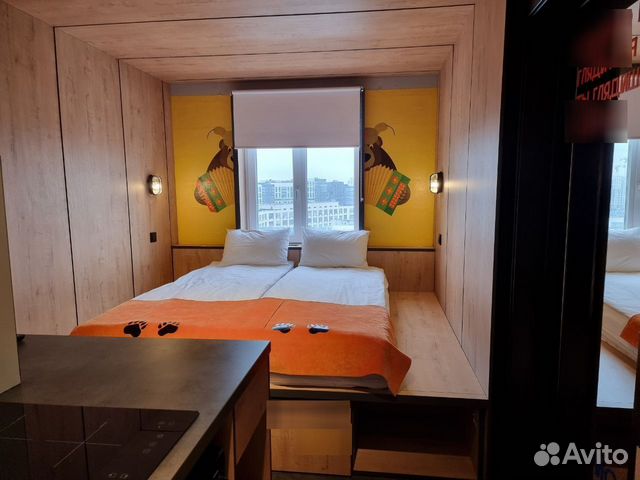 

Квартира-студия в апарт-отеле, 17 м², 1 кровать