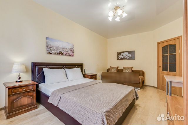 

1-к. квартира, 46 м², 3 кровати