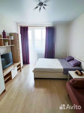 

1-к. квартира, 45 м², 2 кровати