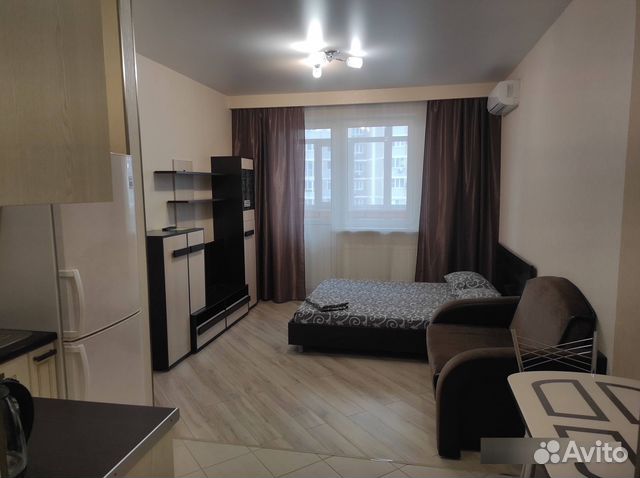 

Квартира-студия, 29 м², 2 кровати