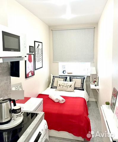

Квартира-студия, 11 м², 1 кровать