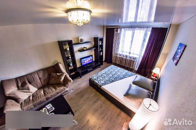 

1-к. квартира, 44,4 м², 2 кровати