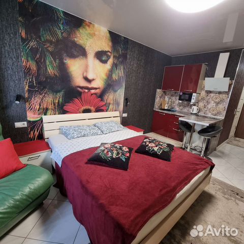 

Квартира-студия, 29 м², 2 кровати