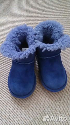 Ugg mini синие
