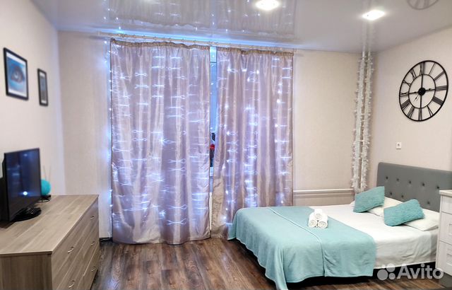 

Квартира-студия, 25 м², 2 кровати