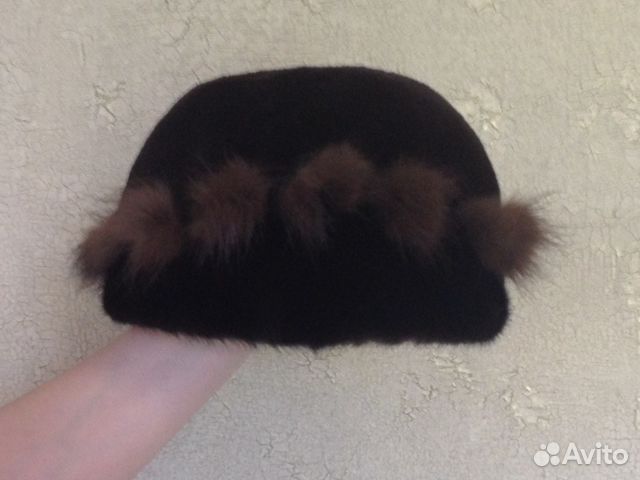 Зимняя шапка из норки Зимняя шапка из норки