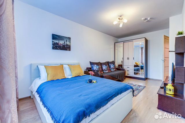

1-к. квартира, 40 м², 2 кровати