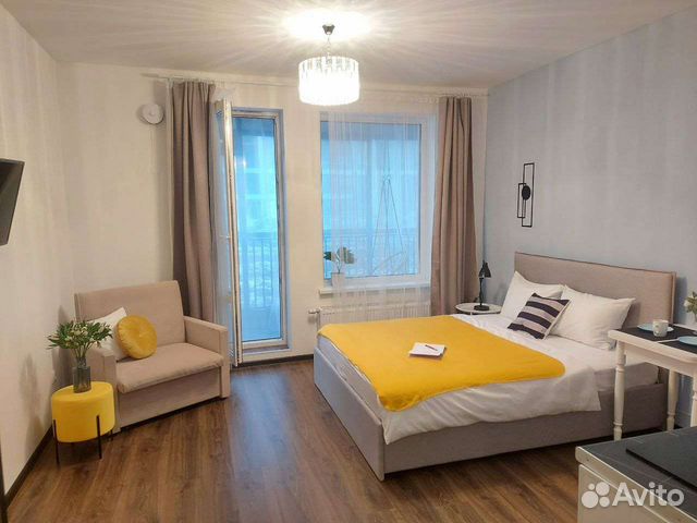 

Квартира-студия, 25 м², 2 кровати