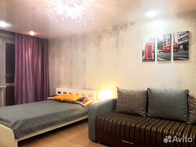 

1-к. квартира, 45 м², 3 кровати