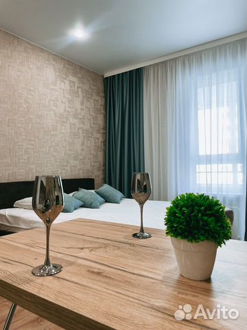 

Квартира-студия, 28 м², 1 кровать