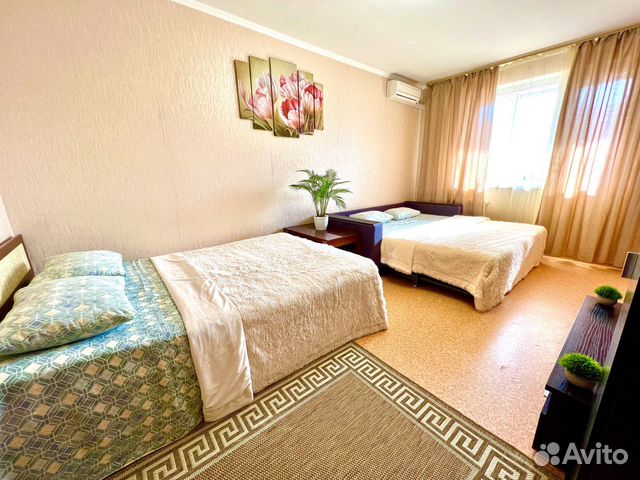 

1-к. квартира, 50 м², 2 кровати