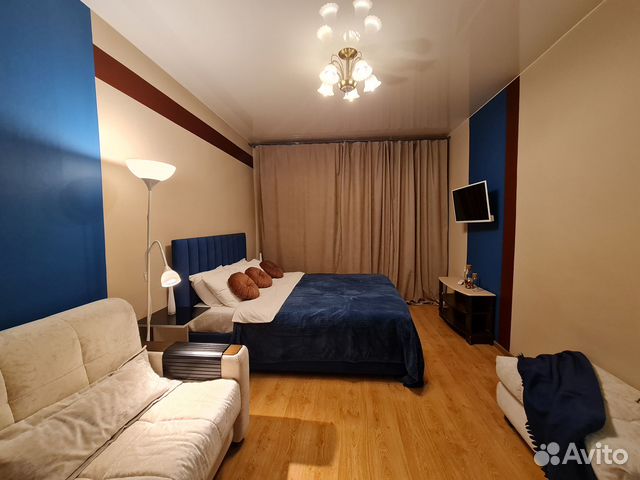 

1-к. квартира, 42 м², 3 кровати