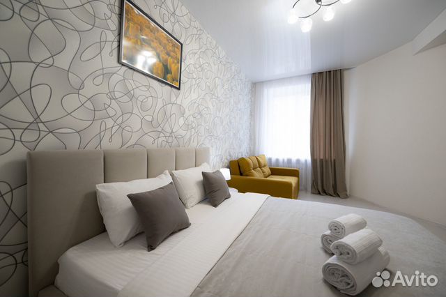 

1-к. квартира, 45 м², 2 кровати