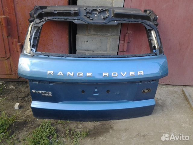 Range rover evoque крышка багажника голубая 2014г