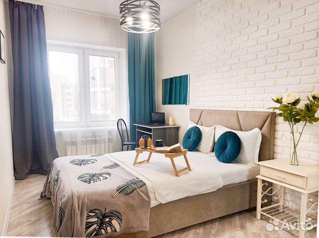 

1-к. квартира, 45 м², 2 кровати