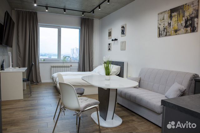 

Квартира-студия, 35 м², 2 кровати