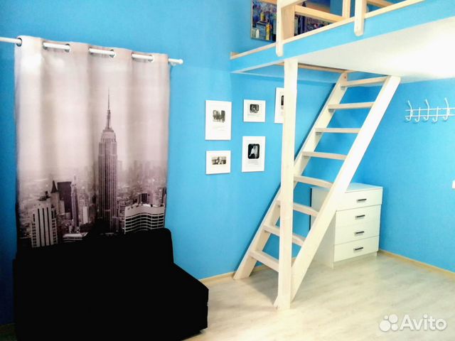 

Квартира-студия, 18 м², 2 кровати