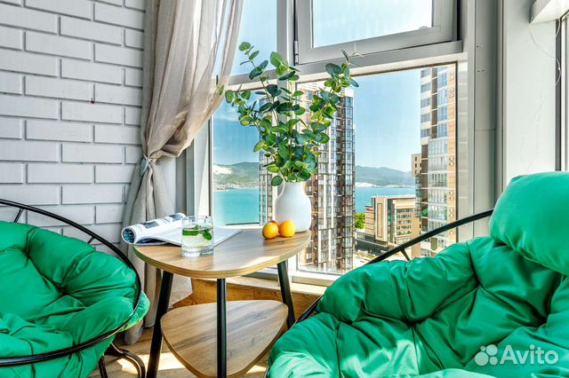 

Квартира-студия, 35 м², 2 кровати