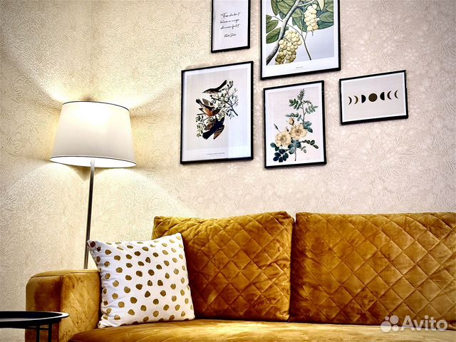 

1-к. квартира, 46 м², 2 кровати