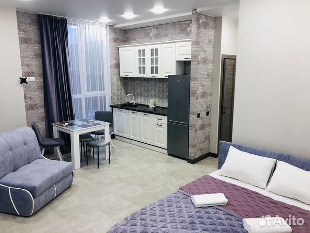 

Квартира-студия, 33 м², 2 кровати