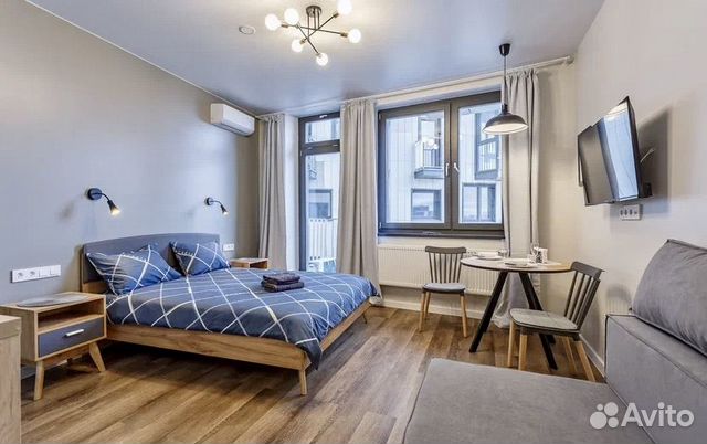 

Квартира-студия, 26 м², 2 кровати