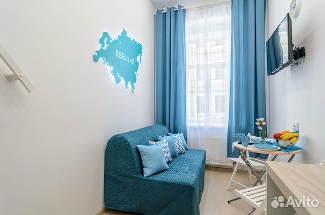 

Квартира-студия, 18 м², 2 кровати