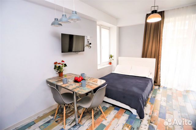 

Квартира-студия, 32 м², 2 кровати