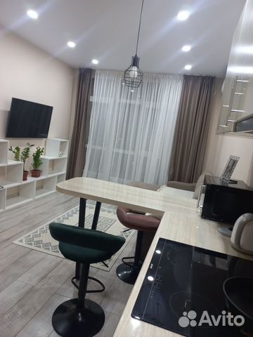 

Квартира-студия, 33 м², 2 кровати