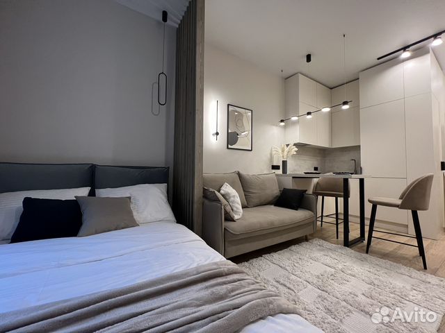 

Квартира-студия, 21 м², 2 кровати