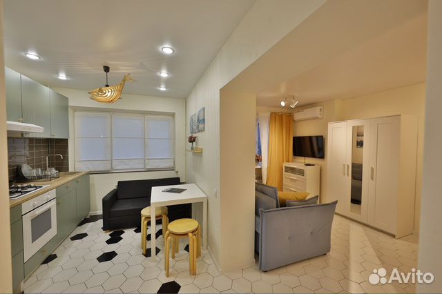 

1-к. квартира, 27 м², 4 кровати