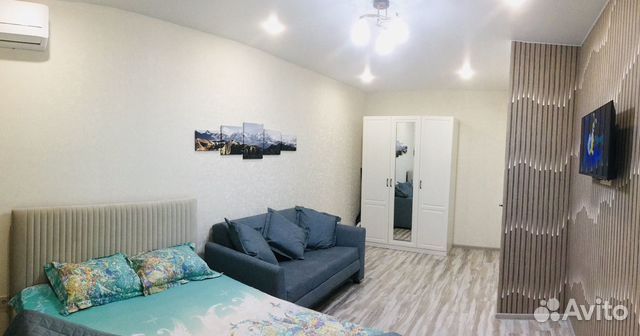 

1-к. квартира, 44 м², 3 кровати