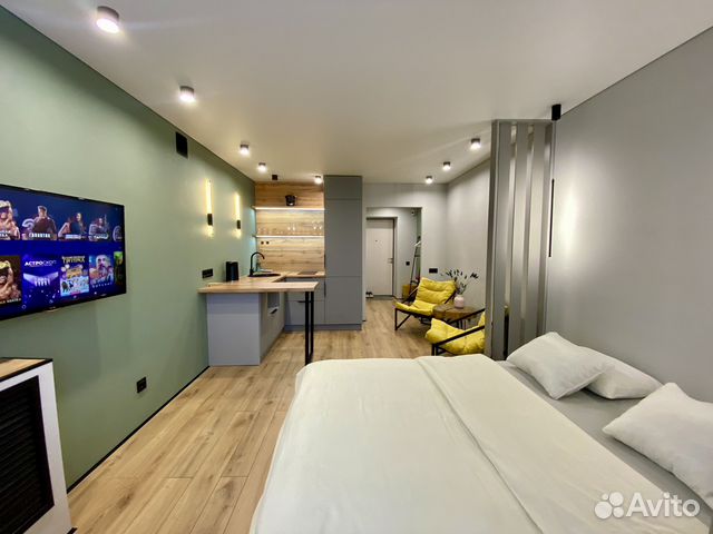

Квартира-студия, 25 м², 1 кровать