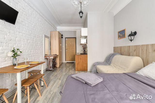 

Квартира-студия, 26 м², 2 кровати