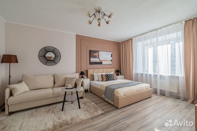 

1-к. квартира, 61 м², 2 кровати