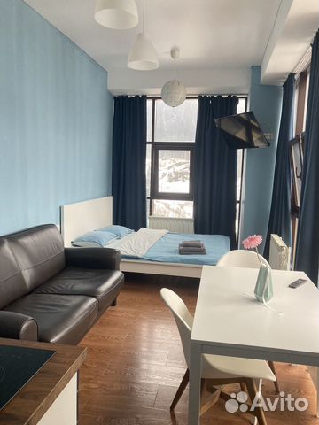 

Квартира-студия, 27 м², 1 кровать