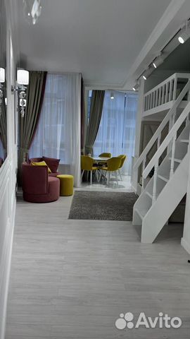 

Квартира-студия, 37 м², 2 кровати