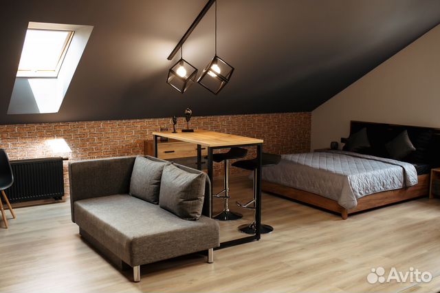 

Квартира-студия, 38 м², 2 кровати